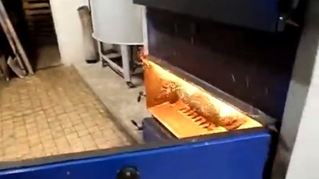 Работа котла на биомассу FUTURA BIO 300, завод изготовитель котлов LOGICA смотреть онлайн