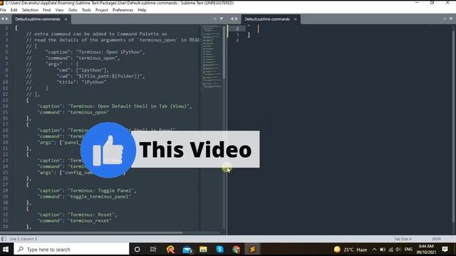 How to use Terminal or command prompt in the Sublime Text Editor, Sublime Editor in Windows, Ubuntu смотреть онлайн