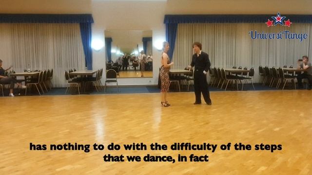 Tango Lesson - Good Quality Dancers [Step's size and rotation] смотреть онлайн
