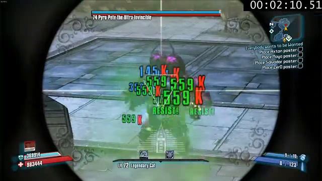 Borderlands 2: How to Solo Kill Pyro Pete Fast and Get Easy Seraph Crystals! смотреть онлайн