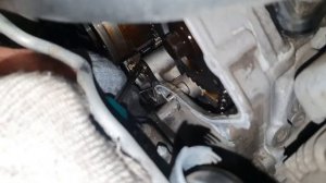 Замена натяжителя цепи ГРМ Nissan Primera TP12 двигатель QR20DE