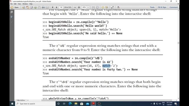 APPLICATION DEVELOPMENT USING PYTHON 41 |The Caret and Dollar Sign Characters|The Wildcard Characte смотреть онлайн