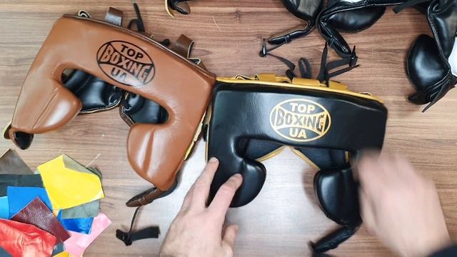 Top Boxing UA Boxing Headgear- Обзор шлемов Топ Боксинг ЮА в мексиканском стиле со щеками.