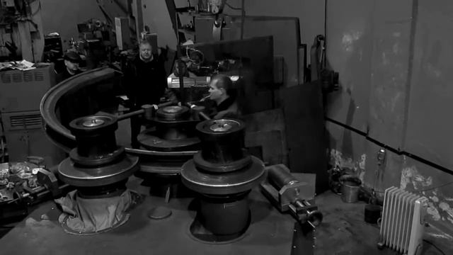 Мощный профилегиб СГ-180/3Г2 производства "Техномаш"_тестовая гибка шахтного профиля СВП-22 смотреть онлайн