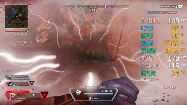 GeForce RTX 2060 -- AMD Ryzen 3 3100 -- Apex Legends FPS Test смотреть онлайн