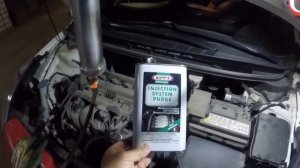 Промывка инжектора KIA Cerato.