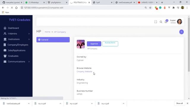 LARAVEL VUEXY SHOW CASE - 003 - The Functions of the super admin to the employer. смотреть онлайн