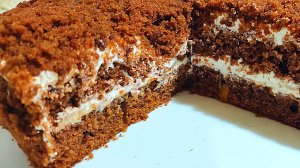 ШОКОЛАДНЫЙ ТОРТ НА КЕФИРЕ🎂Ольгины Рецепты.