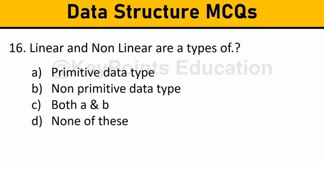 Data Structure and Algorithms MCQs | Part- 2 смотреть онлайн