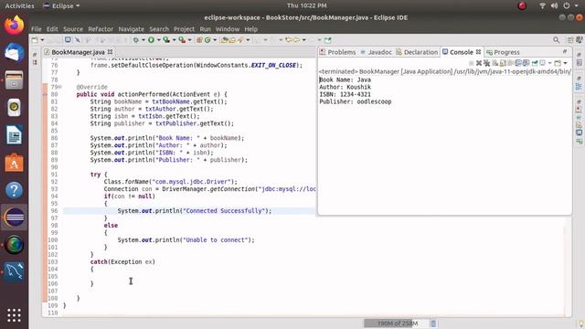 Java & J2EE: Tutorial 4 - Java Swing - Swing-JDBC Save Record to Database смотреть онлайн