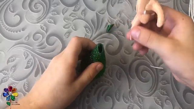 Баба Яга из фоамирана своими руками Игрушка в подарок. Поделка в детский сад Оберег для дома и семь смотреть онлайн