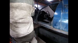 Ремонт порогов ИЖ.ОДА проф трубой (часть3)