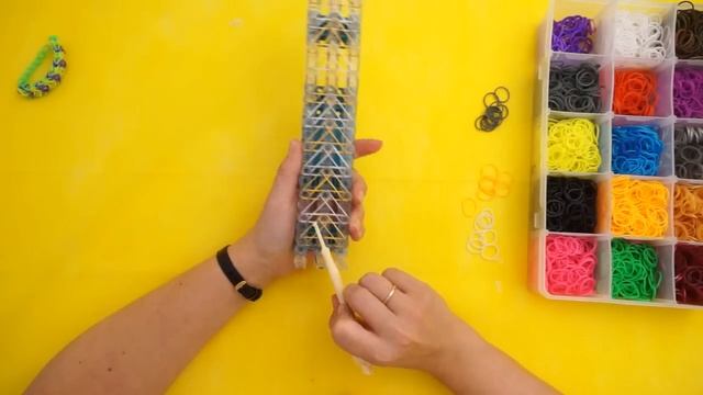 Радужки - браслет номер 39. Сложный ромб смотреть онлайн