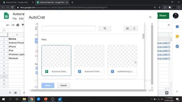 Inserting QR Code in Documents Using Autocrat in Google Sheets | Tutorial [English/Tagalog] смотреть онлайн