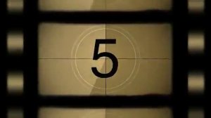 Заставка на видео с обратным отсчетом, кино