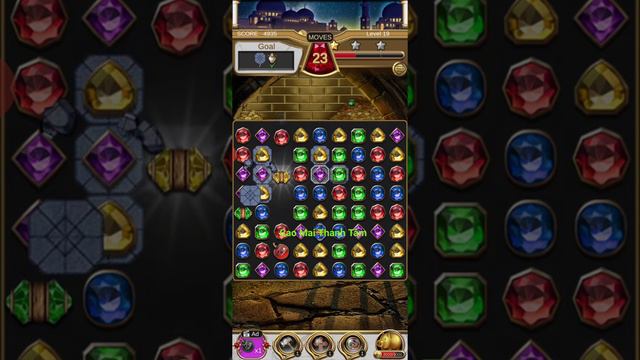 драгоценности волшебная лампа - 19 уровень - Нет бустеров (Jewels Magic Lamp -Level 19- No boosters смотреть онлайн