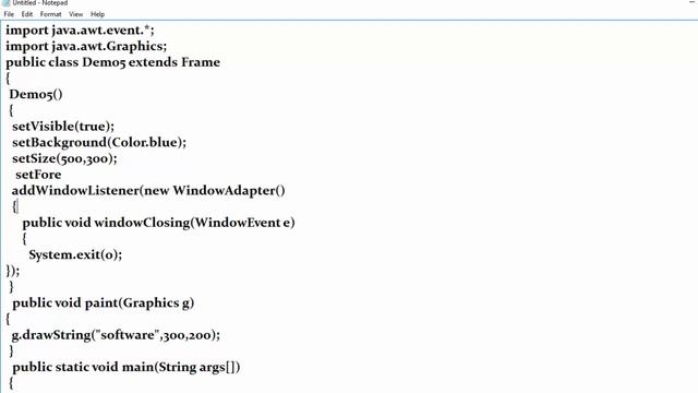 java graphics programe using awt in hindi and english смотреть онлайн