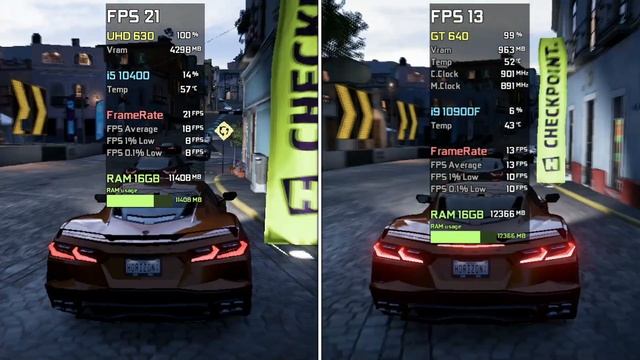 Intel UHD 630 vs GT 640 - Test in 6 Games смотреть онлайн