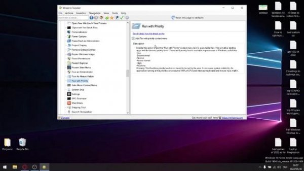 How to optimize Windows 10 with Winaero Tweaker
