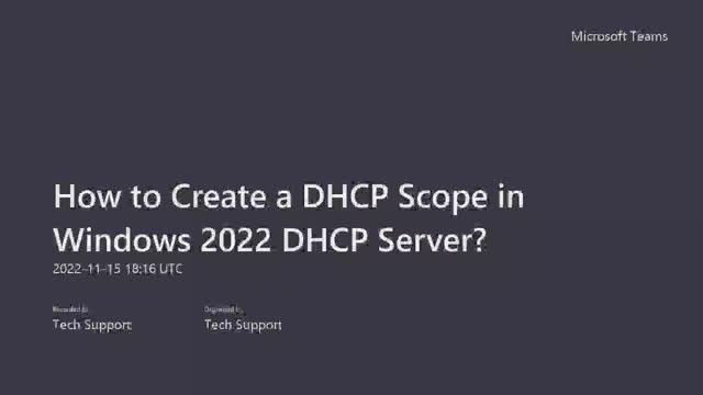 How To Create A DHCP Scope In Windows 2022 DHCP Server? | Validate The DHCP Client IP Address