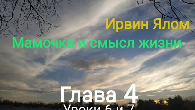 И. Ялом "Мамочка и смысл жизни" Глава 4. Уроки 6 и 7 смотреть онлайн