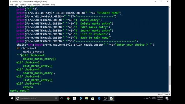 Part-6 : INSERTING DATA INTO A DATABASE | MARKS ENTEY| PYTHON PROJECT | BY nbc смотреть онлайн