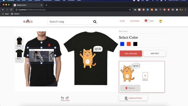 Delete icon in canvas for selected image using Angular and fabric.js смотреть онлайн
