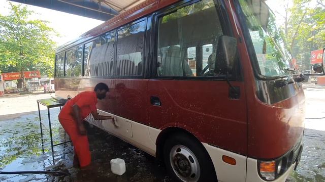 Mitsubishi Fuso Bus Bodywashing смотреть онлайн