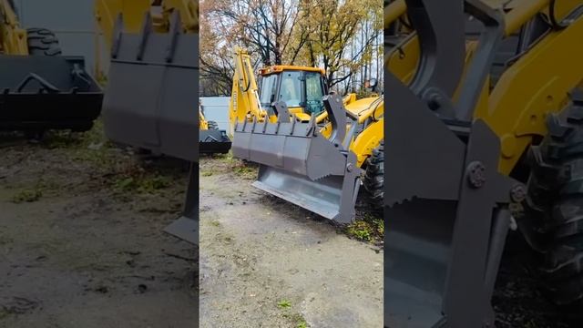 Многоцелевой челюстной ковш 6 в 1 экскаватора-погрузчика Shanmon смотреть онлайн