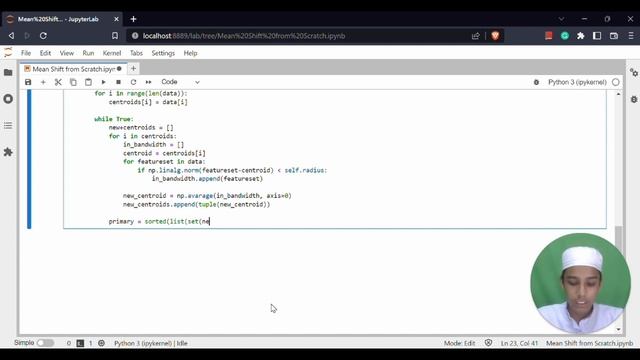 Mean Shift from Scratch - ML with Python - Part - 33 смотреть онлайн