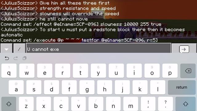 SCP-096 V1 | Minecraft Bedrock Tutorial (doesn't Work Well)