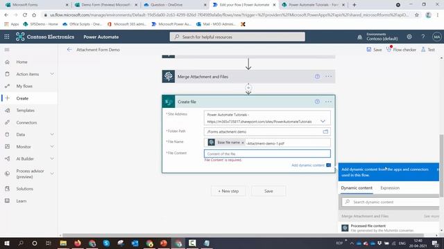Convert Microsoft Forms responses with attachments to PDF смотреть онлайн