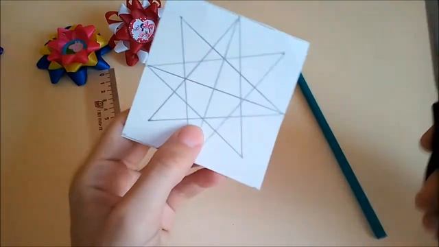 Как сделать шаблон для бантика Звездочка смотреть онлайн