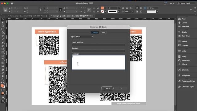 Adobe InDesign: Генеруємо QR-код (українською) смотреть онлайн