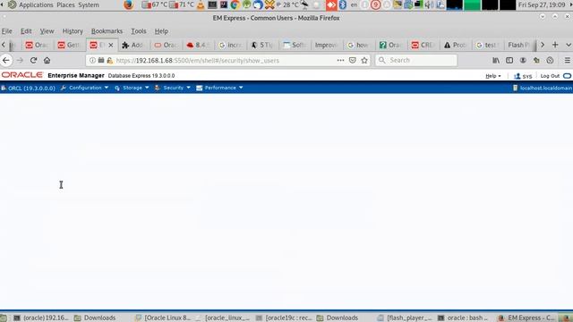 تشغيل قاعدة بيانات اوراكل. اضافة مستخدم لهاturning oracle database19c on. adding users to oracle db смотреть онлайн