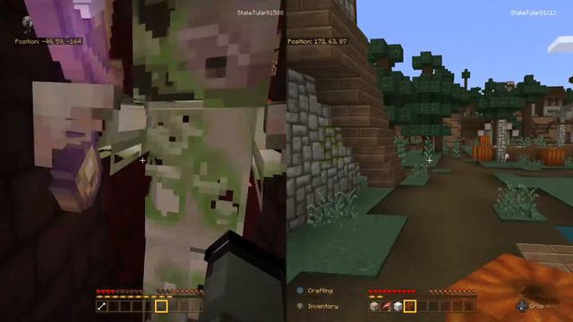 Minecraft split screen survival mode (no commentary) смотреть онлайн