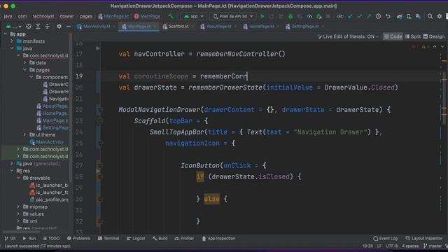 Navigation Drawer | Jetpack Compose смотреть онлайн