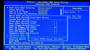 Настройка BIOS к переустановке windows XP 7 8