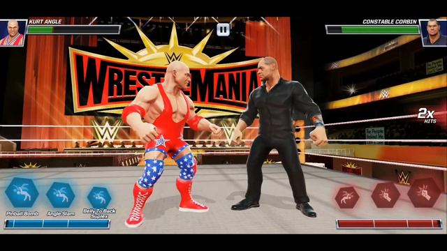 Wrestlemania 35 | Angle VS Corbin | WWE MAYHEM смотреть онлайн