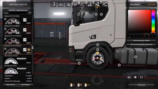 [ETS2 v1.36] LS Wheel Pack v0.8 смотреть онлайн