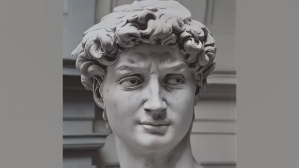 Ожившие статуи при помощи нейросетей