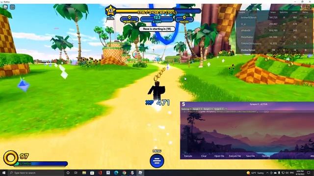 ⚡Sonic Speed Simulator Script HACK | ? INFINITE LEVELS & GOLDEN RINGS | AUTO FARM & AUTO COLLECT ? смотреть онлайн