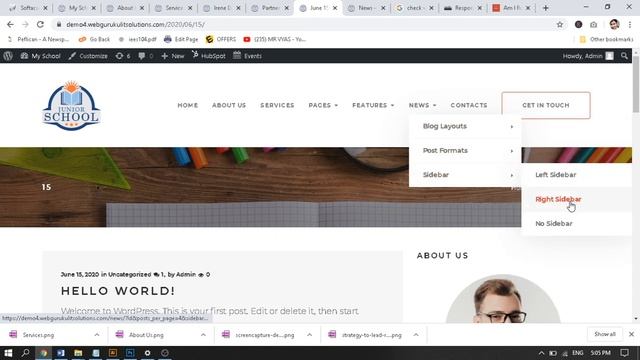 School WordPress Design смотреть онлайн