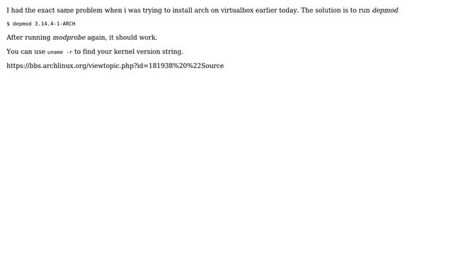 Unix & Linux: VirtualBox: modprobe can't find vboxguest, vboxsf, vboxvideo (3 Solutions!!) смотреть онлайн