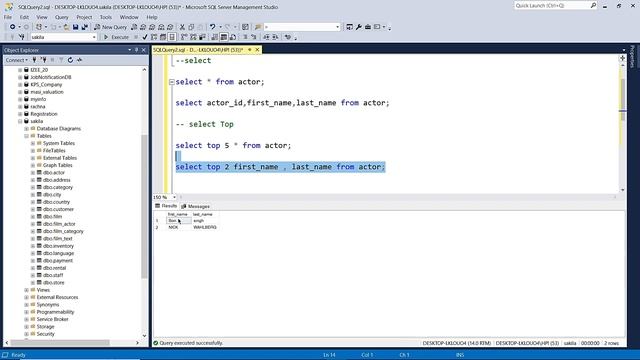 10. Select , Select Top and Where Clauses in SQL Server смотреть онлайн
