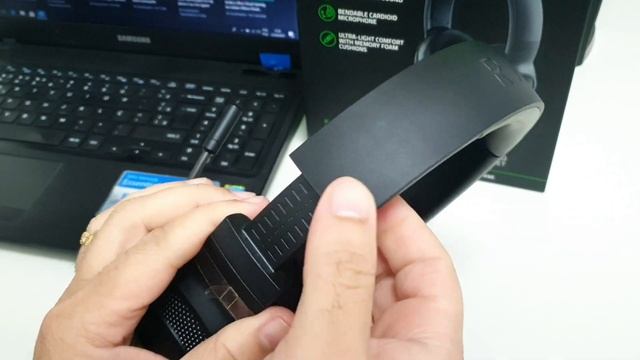 Tirando da caixa fone game Razer kraken X Lite смотреть онлайн