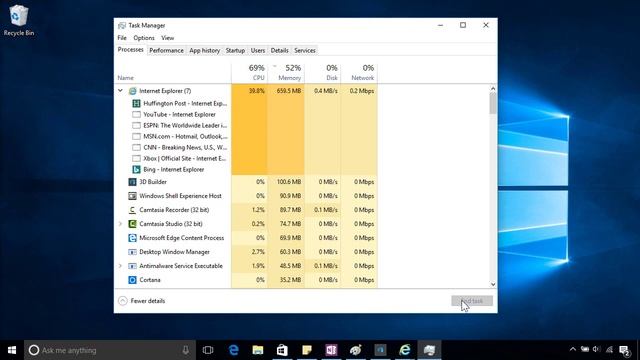 Fix app and resource issues with Task Manager | Windows 10 смотреть онлайн