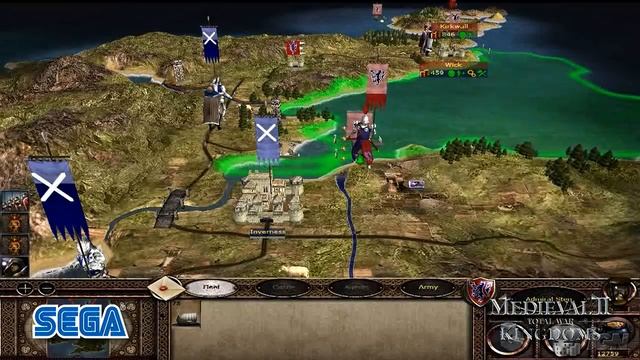 Medieval II: Total War Kingdoms PC Games Gameplay -