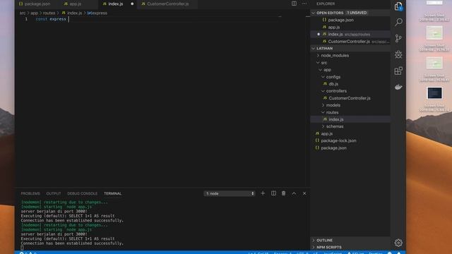 Tutorial Framework ExpressJs Bahasa Indonesia sesi 7 - Membuat file routing dan controller смотреть онлайн