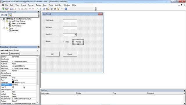 Excel UserForm Data Entry (VBA) #3 - OptionButton смотреть онлайн